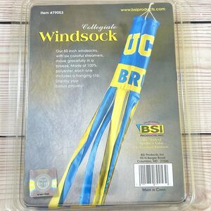UCLA Bruins NCAA Windsock 60" Spinner Garden Flag Banner Yard Decor California